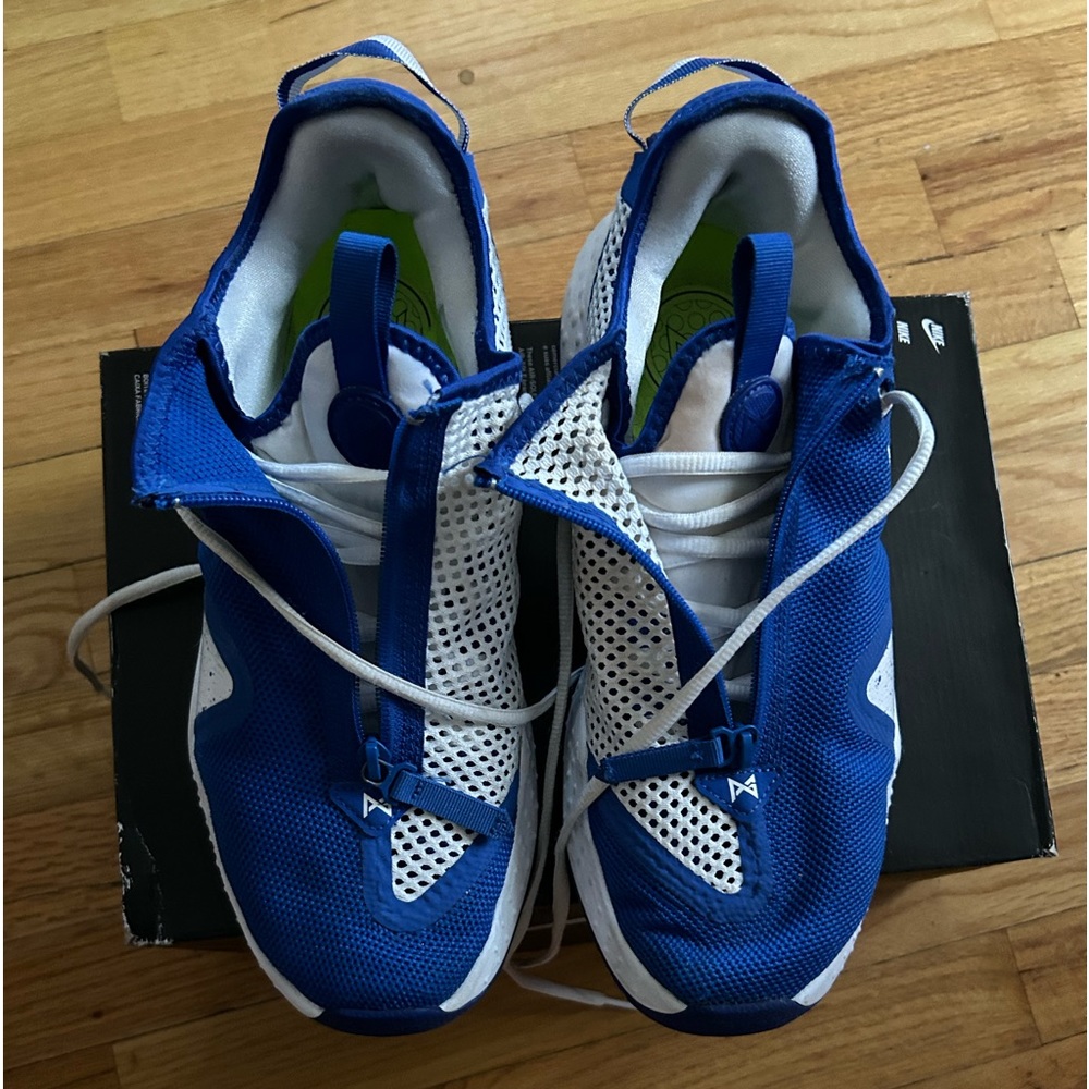 Nike PG 4. Royal Blue and White Size 11.5